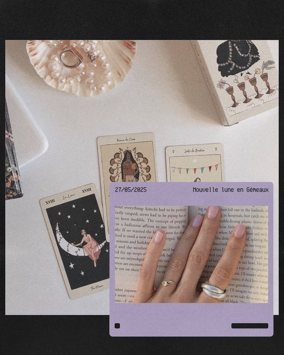 Le mood de cette nouvelle lune en G&eacute;meaux du mardi 27 mai &agrave; 5h02. 

Les enjeux actuels
🔮R&eacute;inventer sa mani&egrave;re de penser et communiquer
🔮Lancer une intention nouvelle, l&eacute;g&egrave;re mais puissante
🔮Se lib&eacute;r