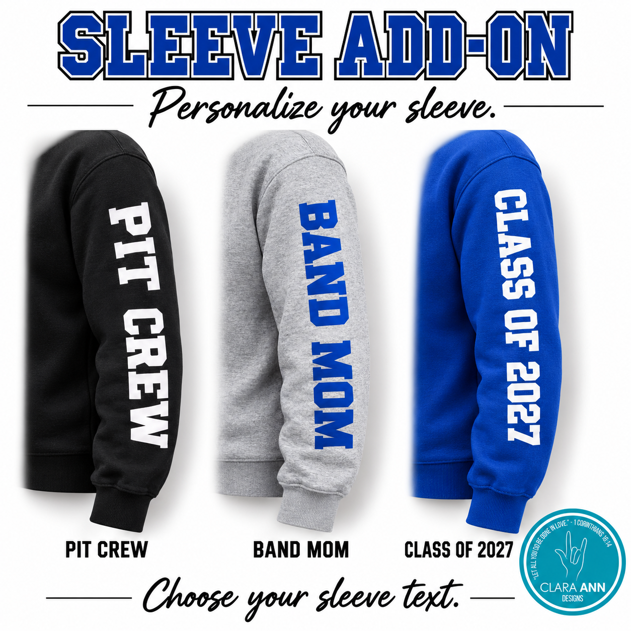 Apparel Sleeve Add-On