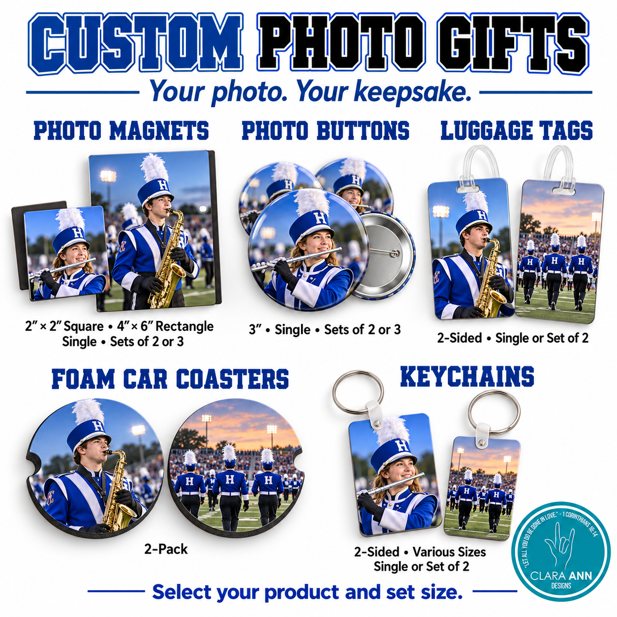 Custom Made Photo Magnets and Buttons