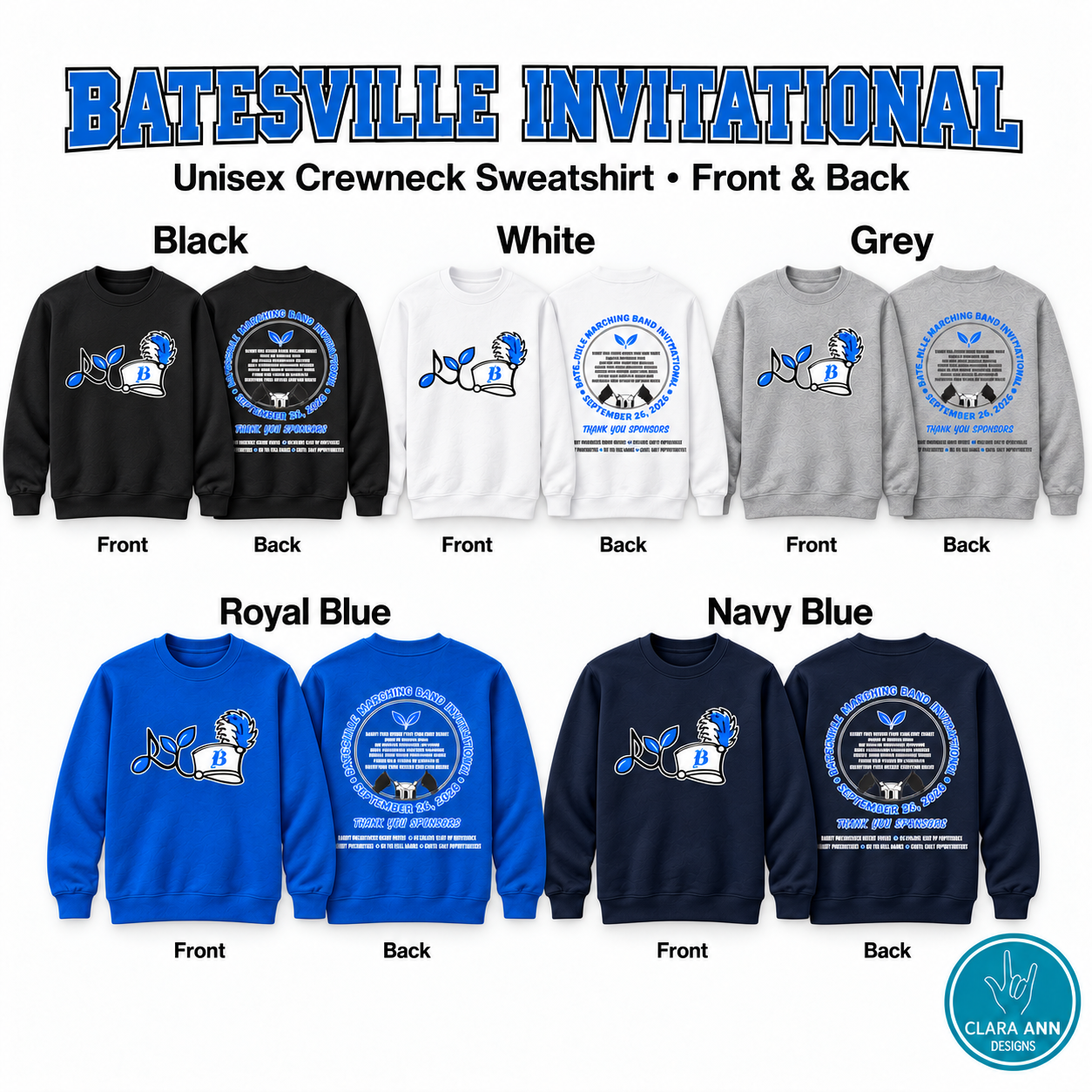 Crewneck Sweatshirt (2-Sided)