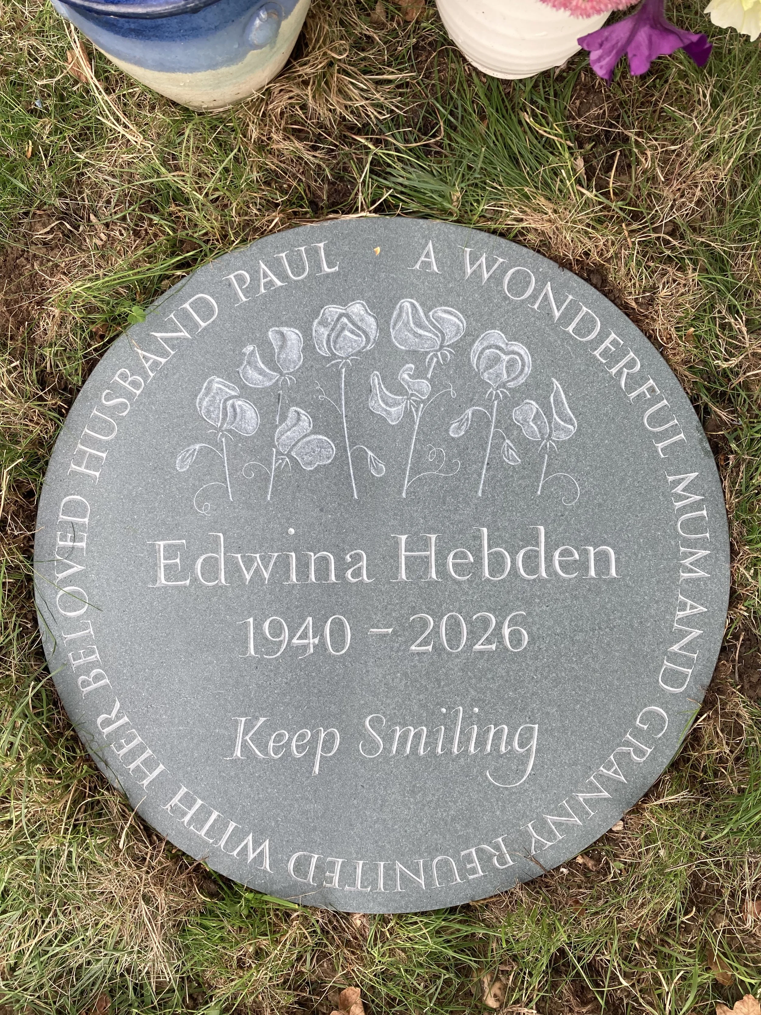 Cumbrian Green Slate Memorial Stone