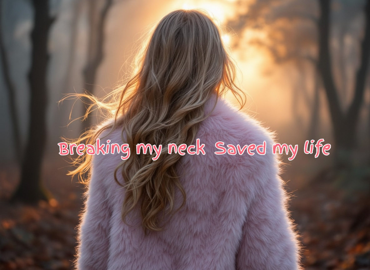 Breaking my neck saved my life.