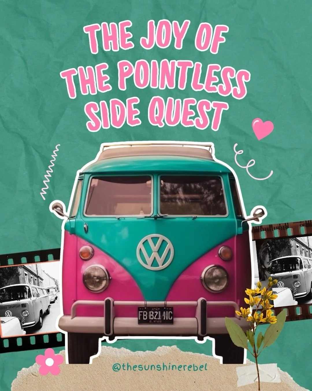 This is your sign to follow your dreams&hellip; Even if they don&rsquo;t come true.

And to Hold on to the friends who choose to sit in the passenger seat with you. No matter how whimsical or out of reach your side quests might seem.

I spent months 