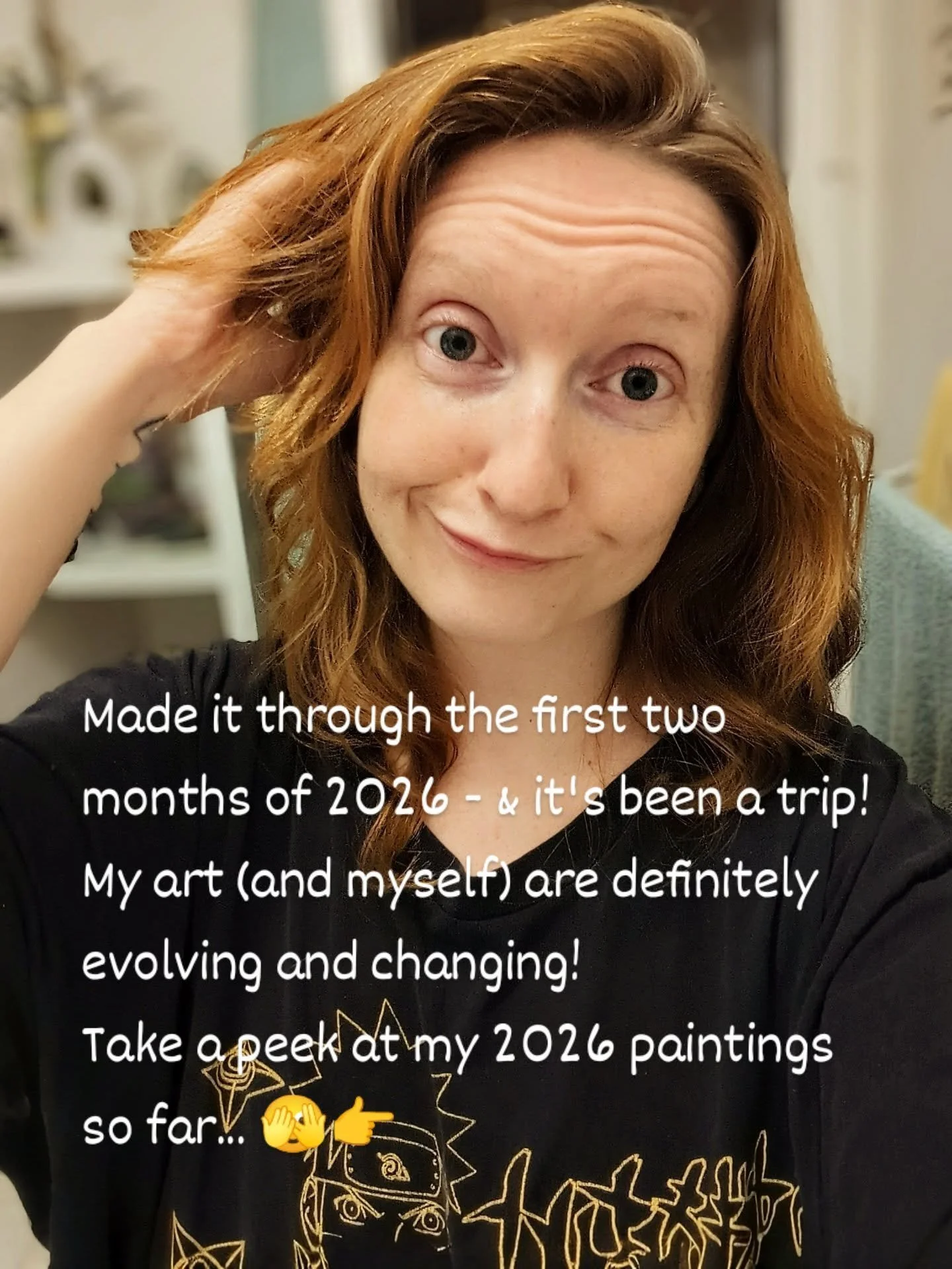 Oof 🤯 2026 has been a trip in a half! So much has changed and has come to the surface since January!

We welcomed the fire horse and it is living up to its motivational energy and power!!

My art &amp; myself keep changing and evolving 😍
Which is a