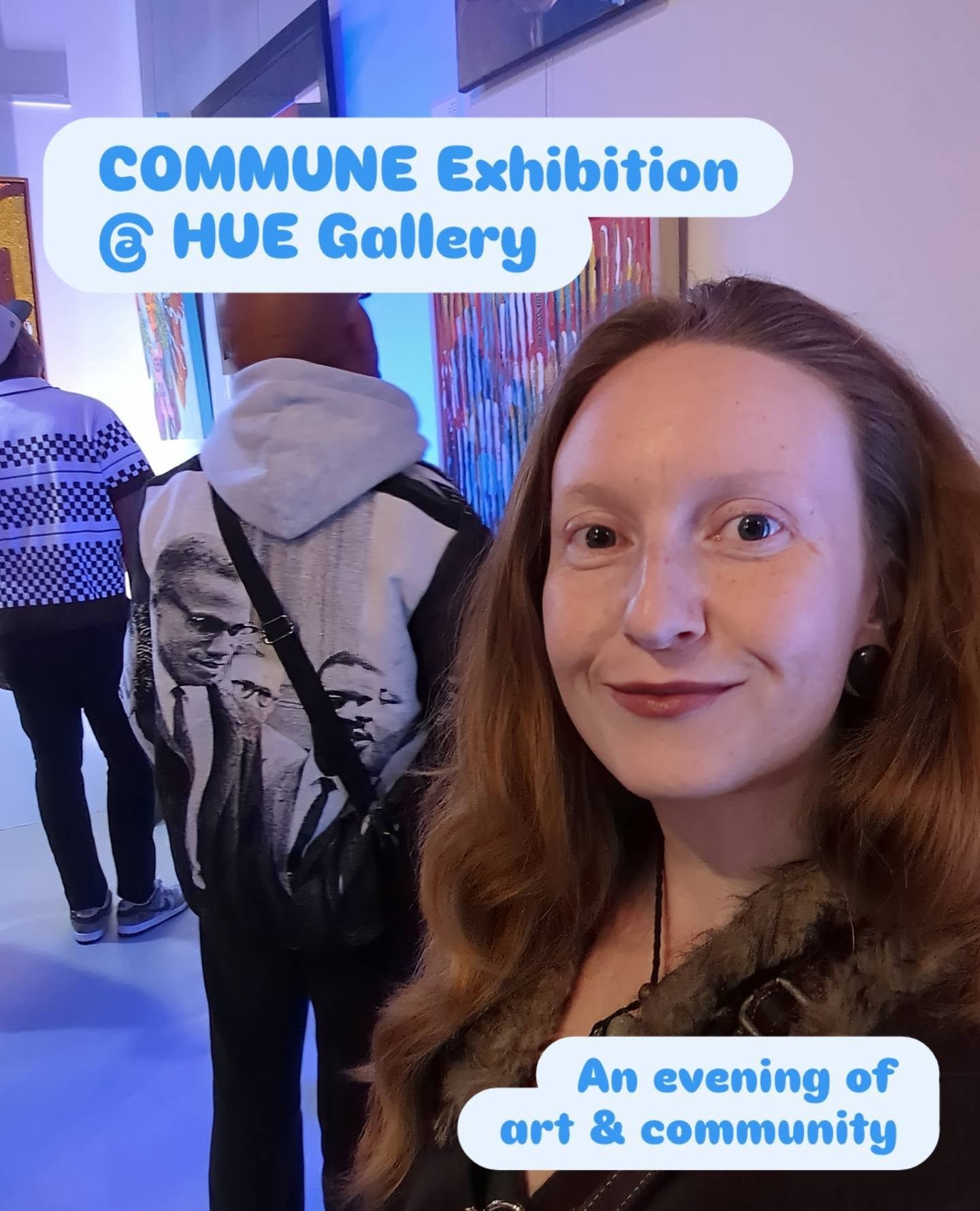 Once again, a beautiful exhibition came to life @thehuegallery_  in Hartford CT!

I'm so grateful to share my favorite art piece:

'Crawling Out of Darkness: A Universal Effort'

for the COMMUNE show - this original was inspired by a turning point in
