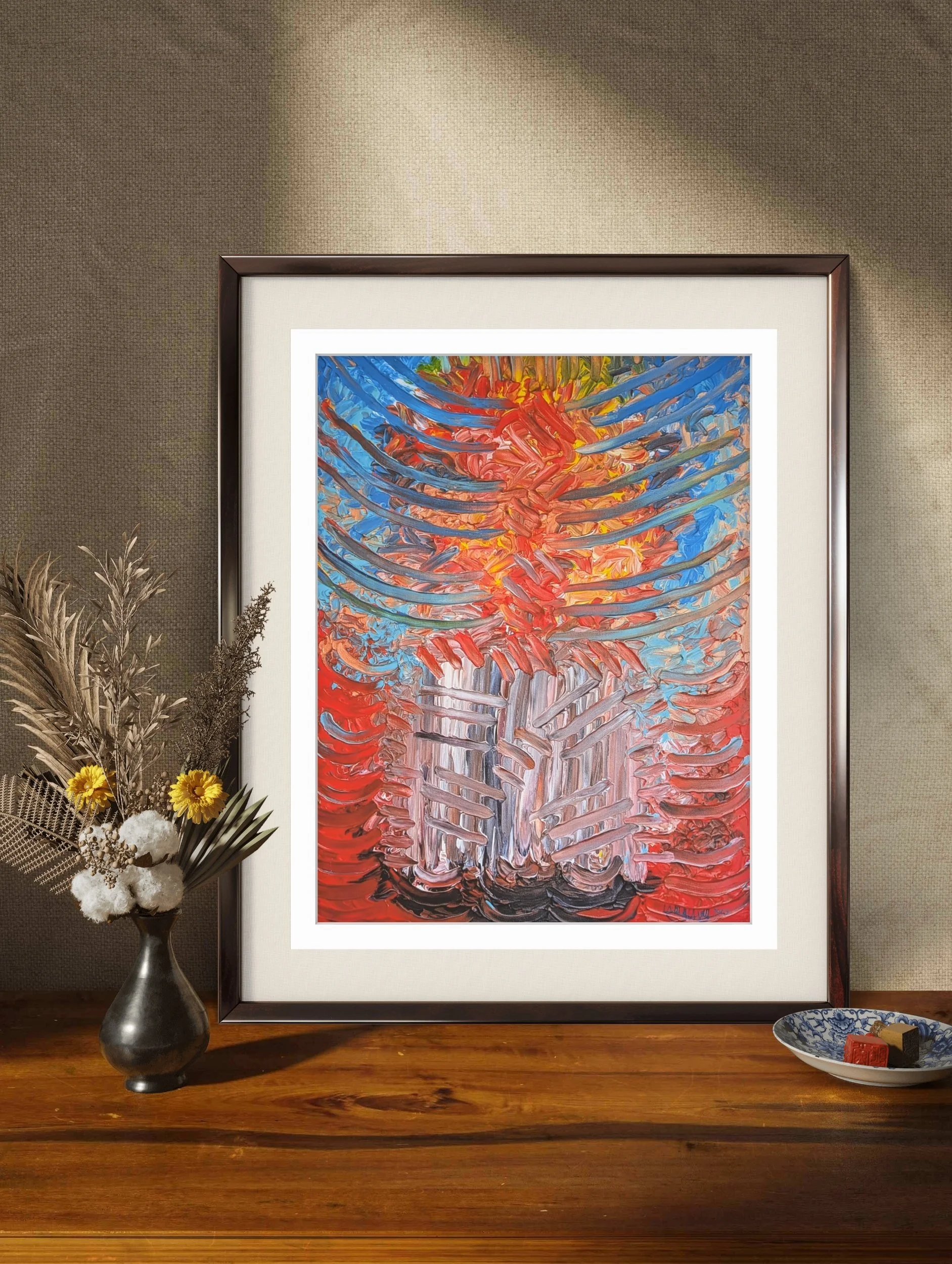 Gutted by Grief Print