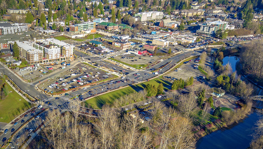 Bothell, WA downtown and neighborhoods