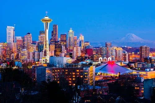 Seattle, WA skyline and neighborhoods