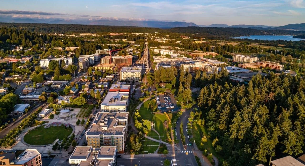 Redmond, WA cityscape and neighborhoods