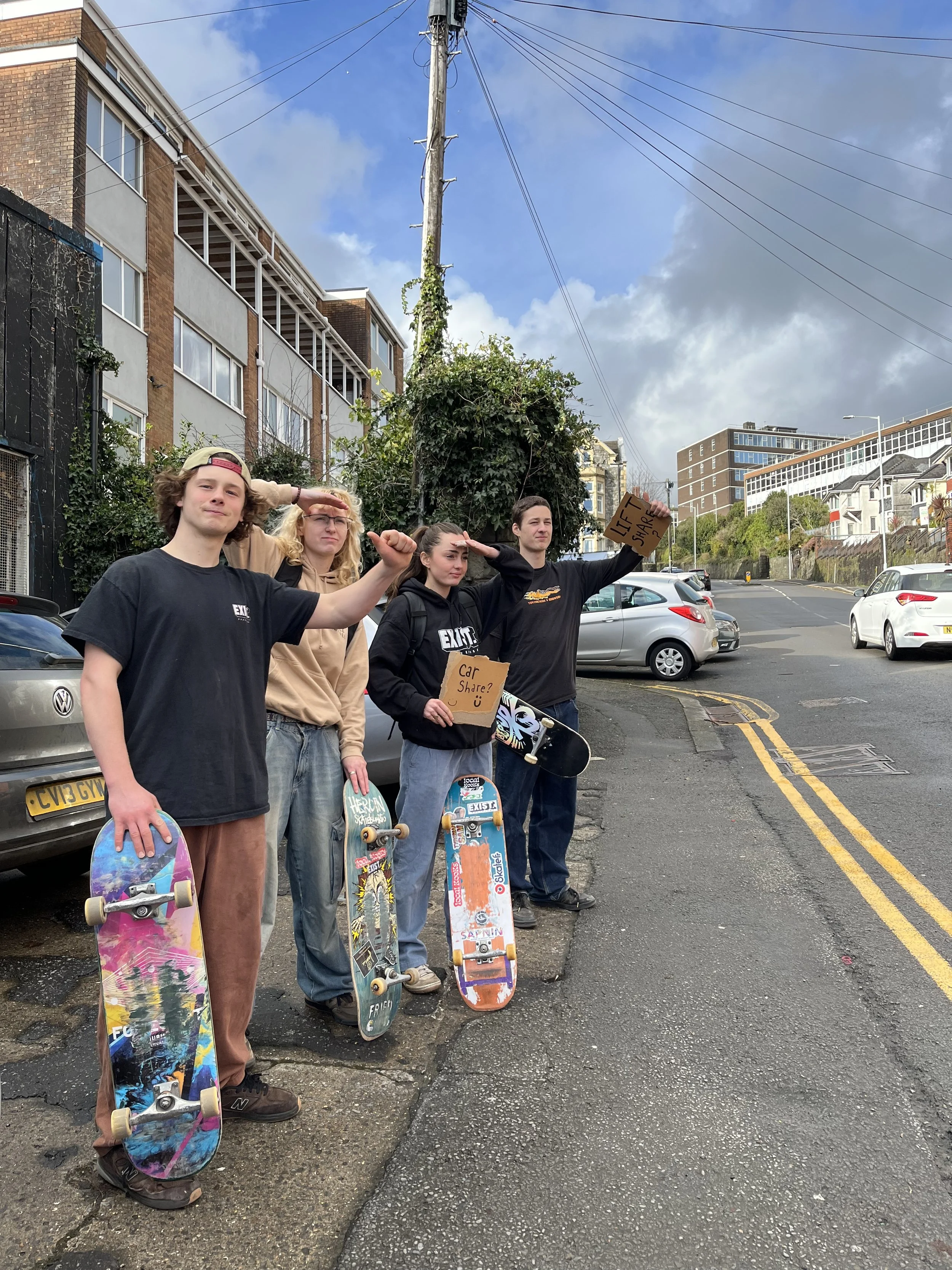 Getting to Exist Skatepark the greener way!