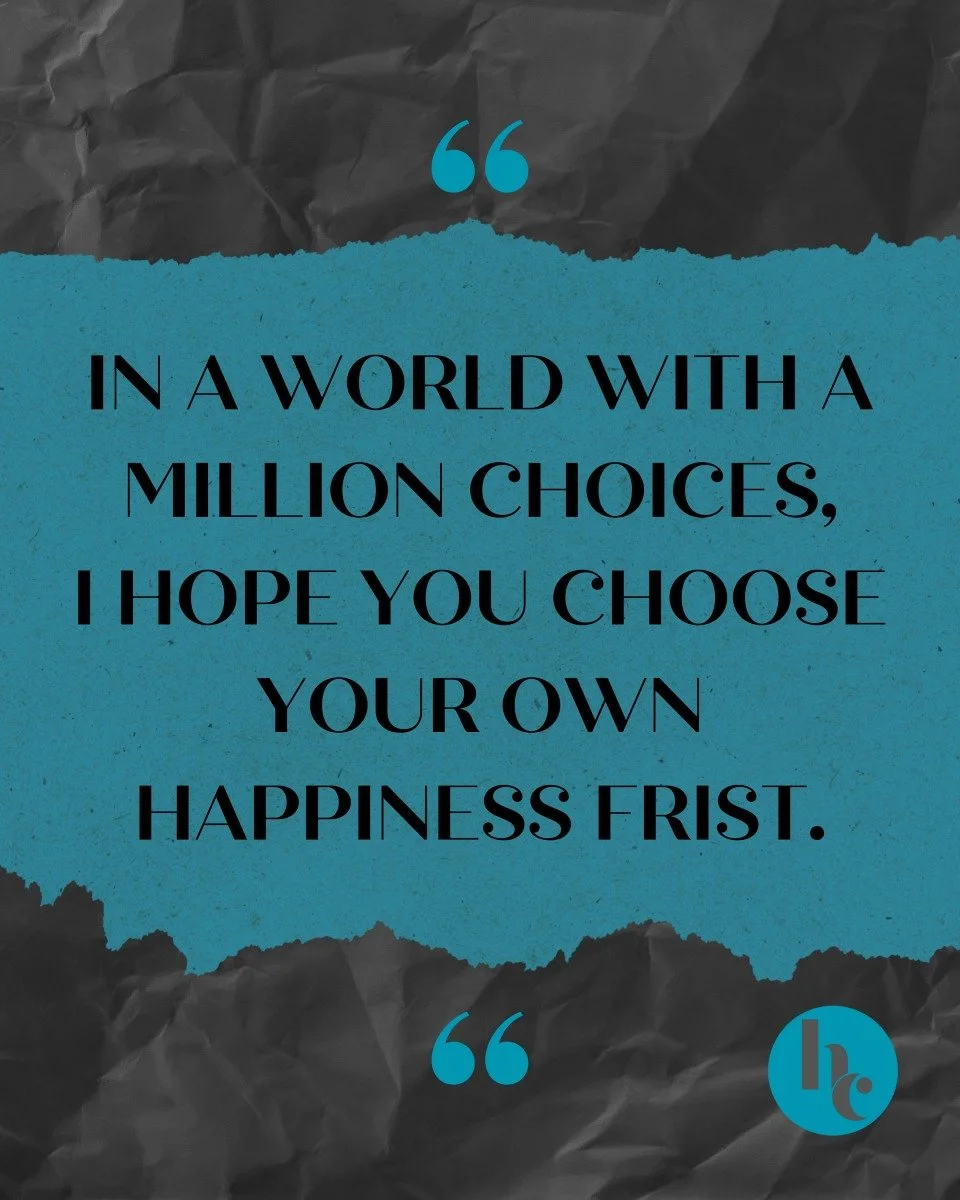 With so many paths to follow, may you always choose the one that leads back to you. Your peace. Your joy. Your happiness&mdash;first, always. ✨

#ChooseYou #HappinessFirst #SelfLoveJourney #IntentionalLiving #selflove #loveyourself #healingchingon #p