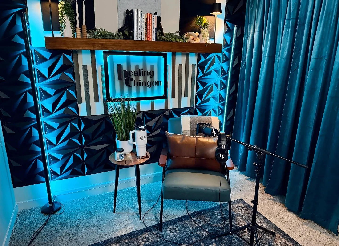 New studio, same heart. 🎧✨

Season 2 of Healing Chingon is coming to you from our brand redesign recording space, created with this community in mind.
Turn on your notifications and get ready to heal, cry, laugh, and grow with me. 💫

#HealingChingo