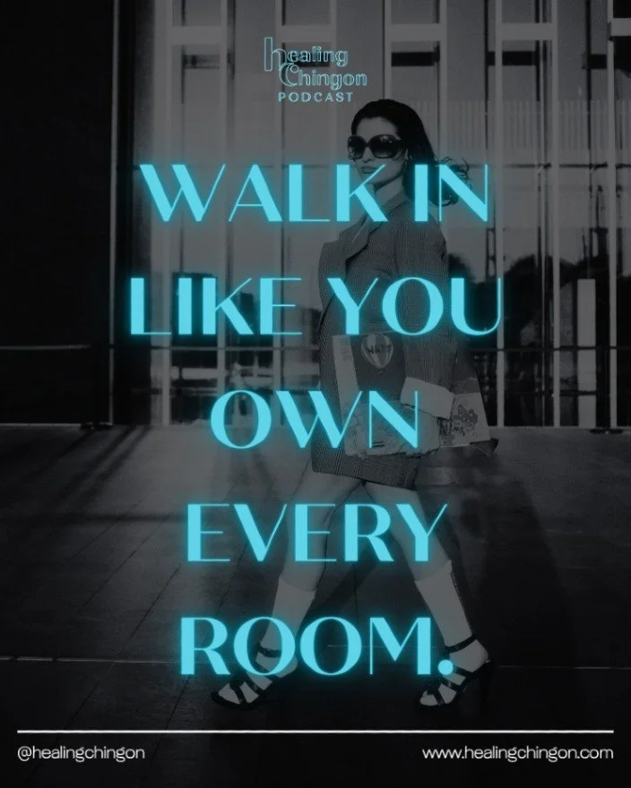 Monday reminder: Walk in like you own every room.
Your story, your presence, your healing &mdash; all of it belongs.

And don&rsquo;t forget to love yourself first. 🩵

#HealingChingon #MondayReminder #OwnYourSpace #LoveYourselfFirst