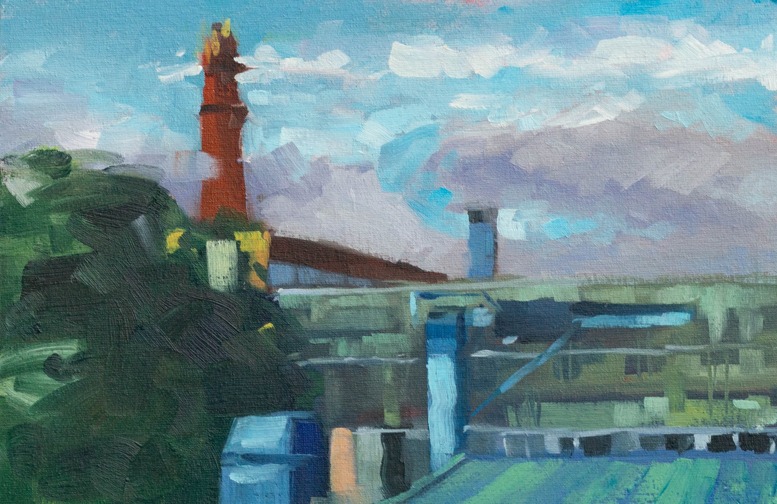 Factory - 30 x 20 cm - sold