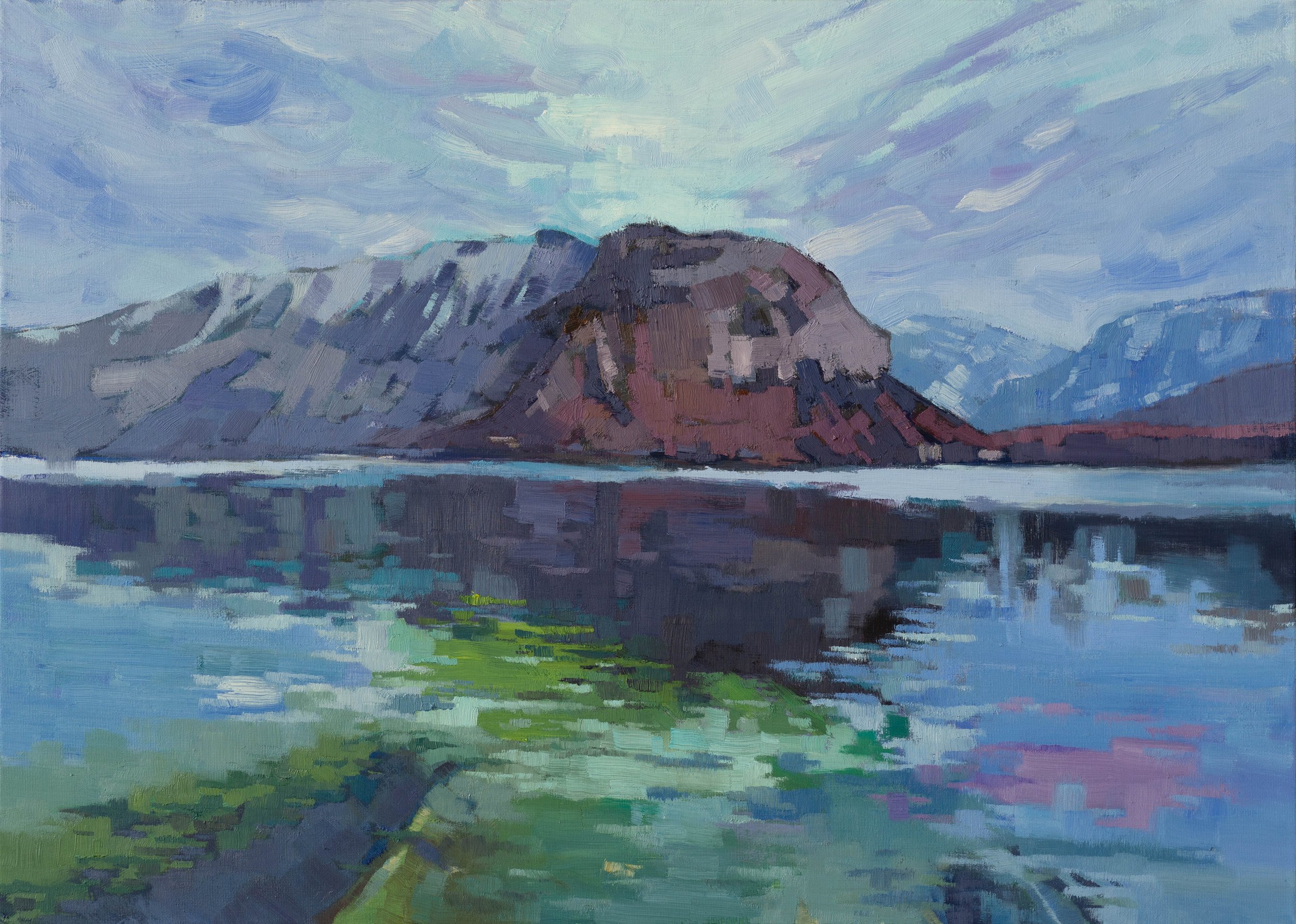 Mountain near Hallstatt - 70 x 50 cm - sold