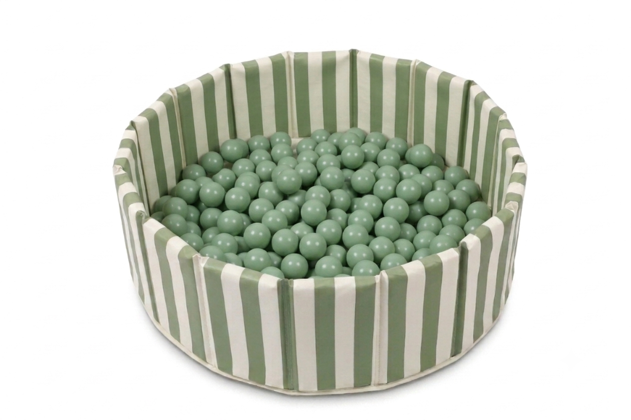 Green and White Ball Pit