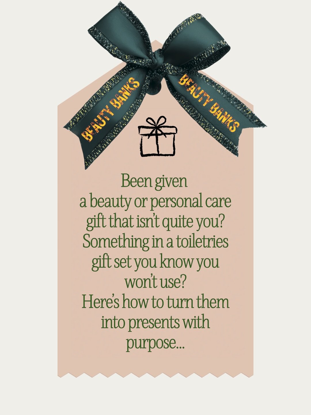 🎁RE-GIFT IT FORWARD🎁

If you&rsquo;ve been gifted a beauty, grooming or personal care product this Christmas that isn&rsquo;t quite right for you &mdash; or there&rsquo;s something in a toiletries gift set you know you won&rsquo;t use &mdash; pleas