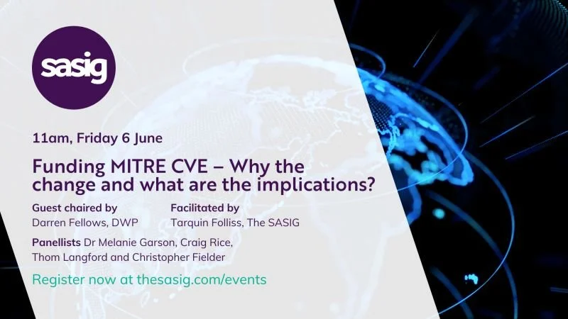 Funding MITRE CVE, Sasig 2025
