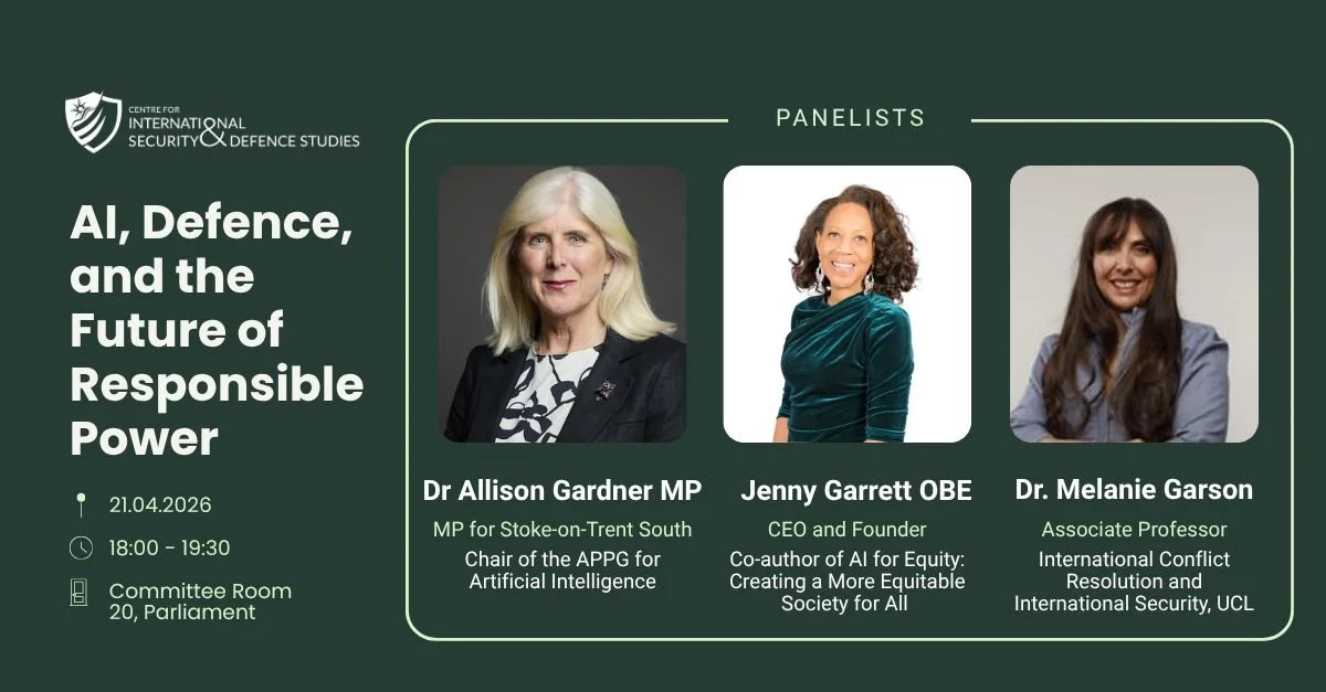 AI, Defence, and the Future of Responsible Power, Centre for International Security & Defence Studies 