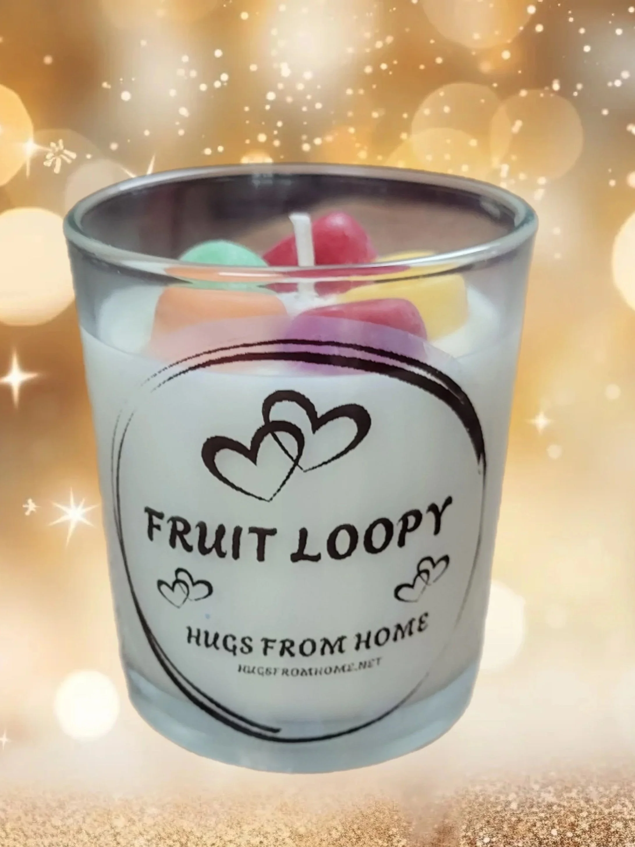 Hugs From Home Handmade 100% Soy Vanilla Candle