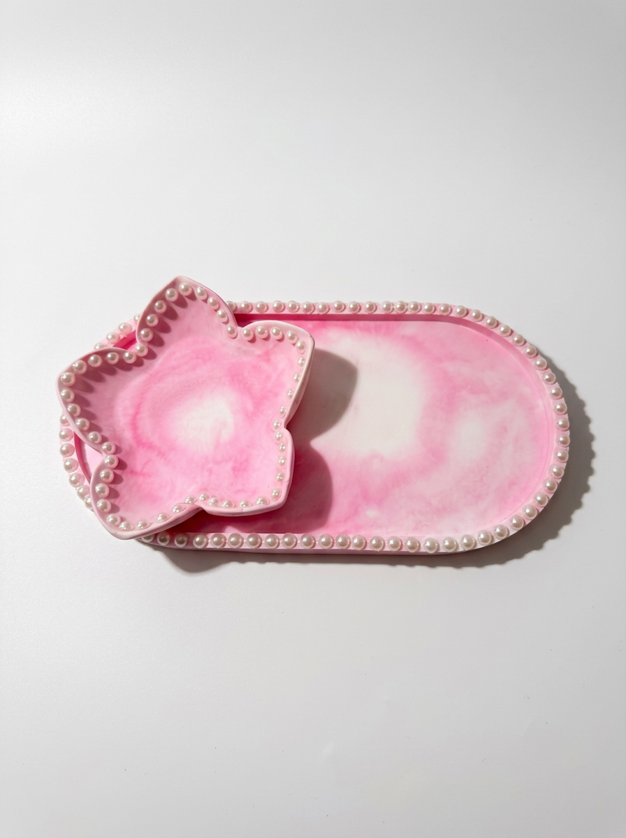 Elegance Eco Resin Jewelry Tray Set