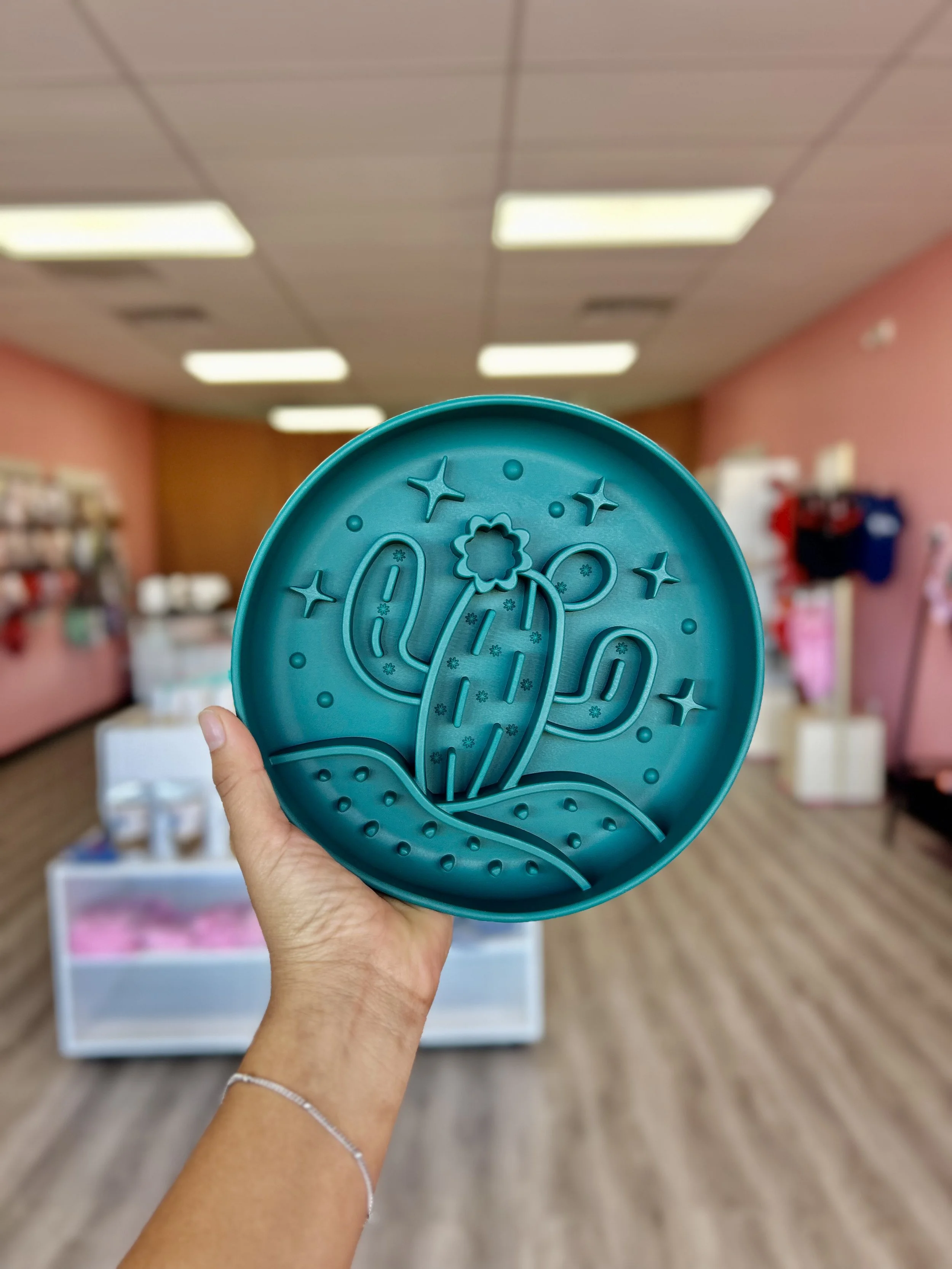 cactus lick mats/slow feeders