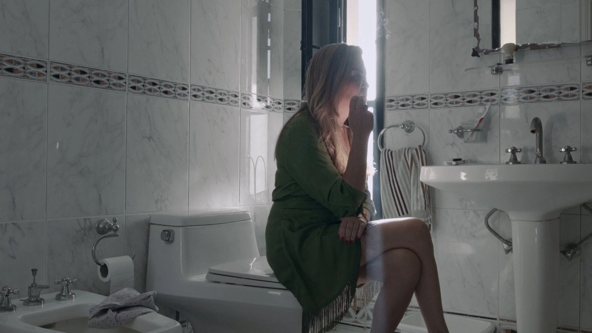 Rose, played by Ghada Basma, in a scene from Saint Rose, a short film by Zayn Alexandre.