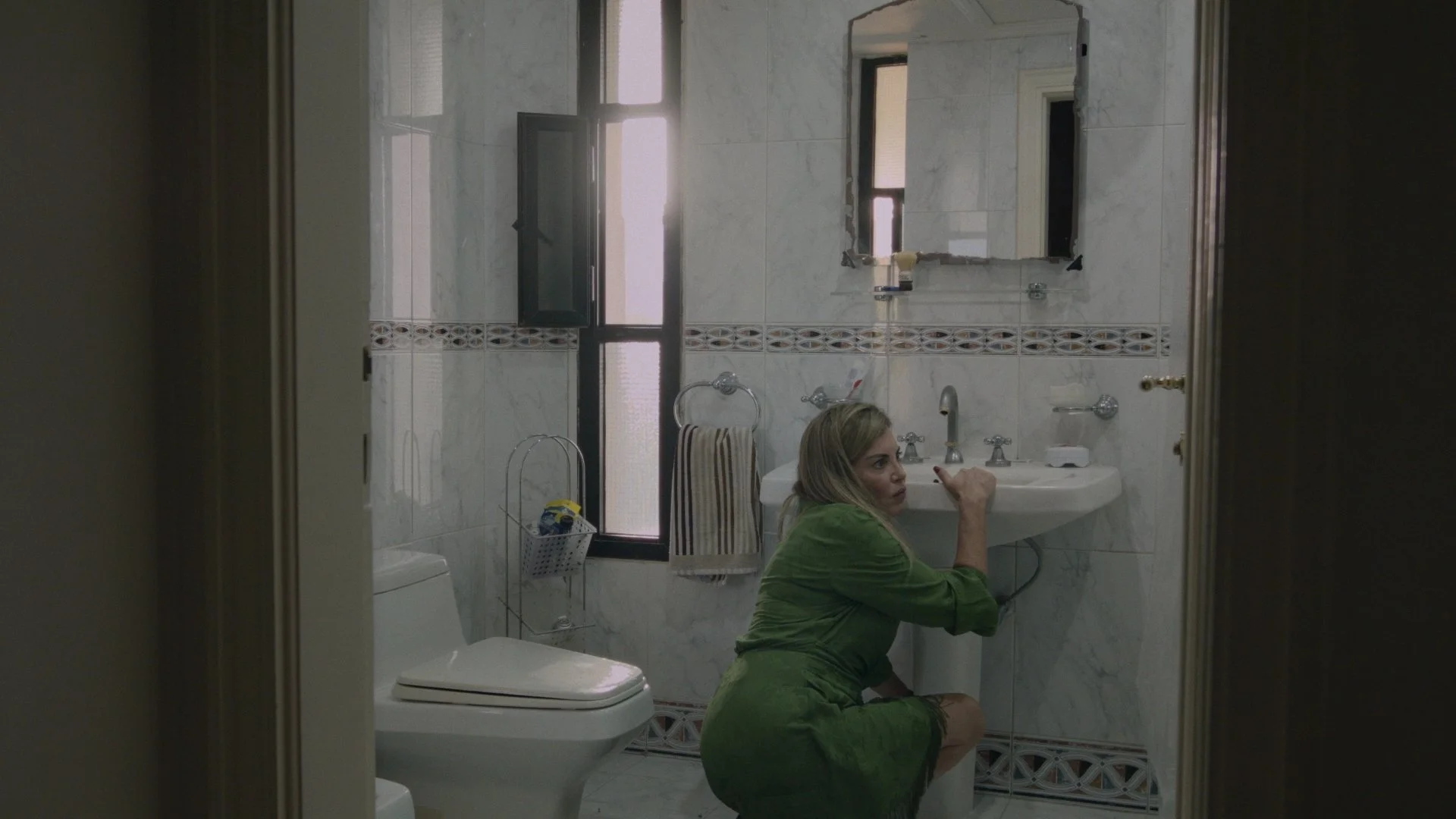 Film still from Saint Rose.