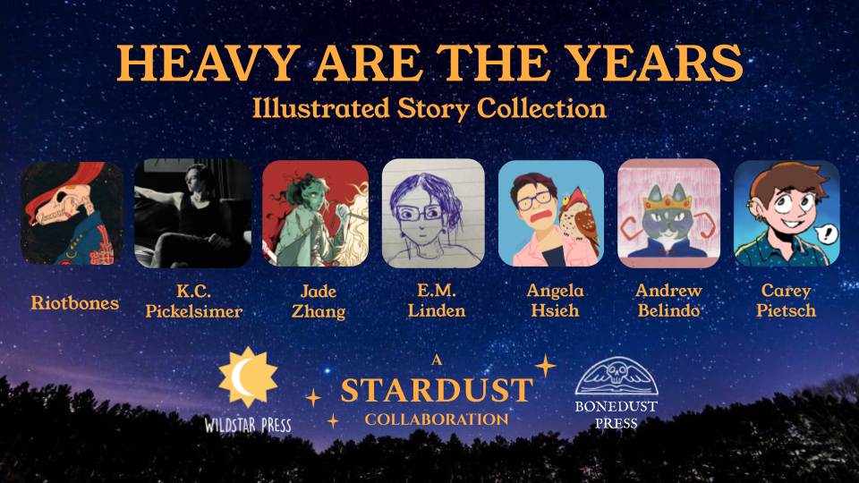 A promo image of the contributor lineup, showing each of their social media icons and names