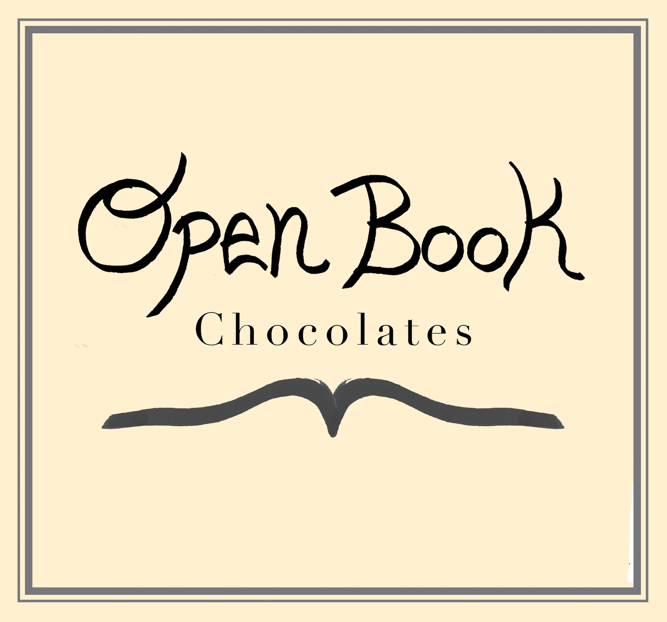Logo for Open Book Chocolates