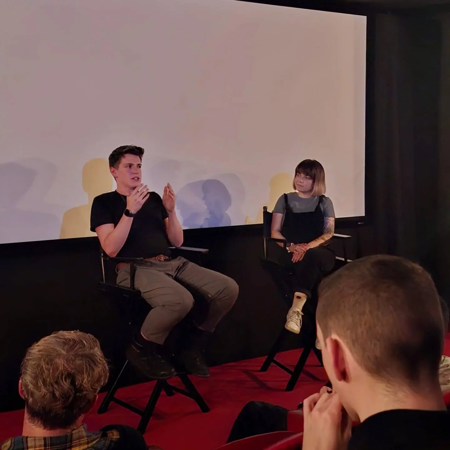 What a wonderful screening of A Night Like This last night at @arznercinema. Thank you to the team at the Arzner and to the brilliant Hannah Silver @bgnprod for hosting the Q&amp;A, and especially to everyone who braved the rain to come along!

There