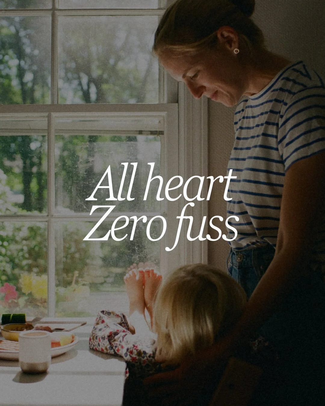 All Heart + Zero Fuss = my entire philosophy / approach / mission statement as a photographer.

I have three children myself and a husband who *hates* taking pictures. Believe me, I get it. But what if&mdash;dream with me!&mdash;taking family photos 