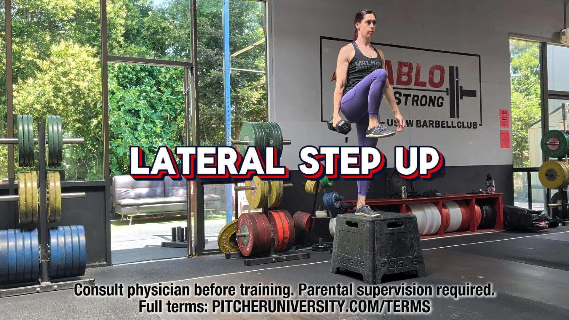 Lateral Step Ups