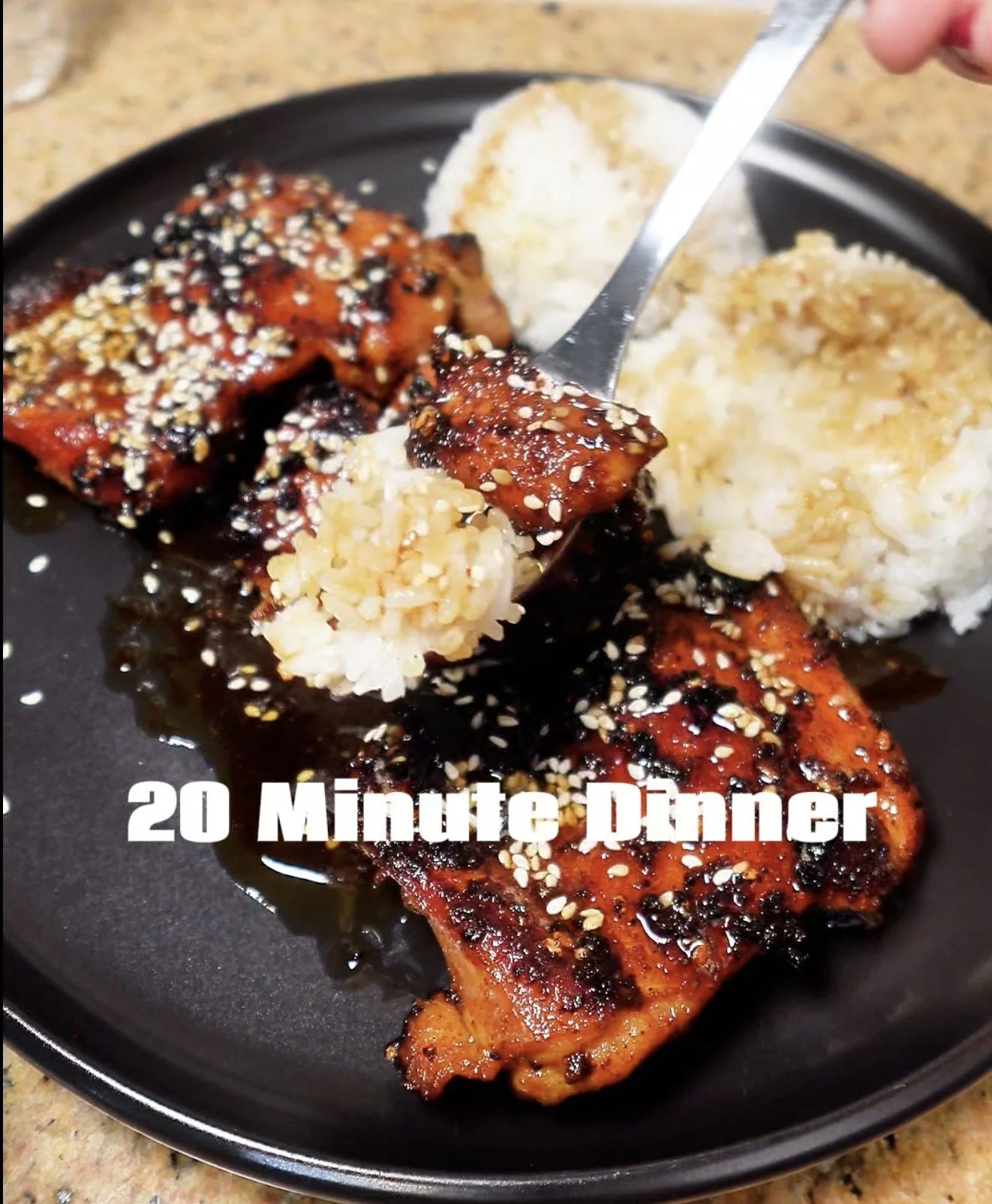 Sesame Chicken Thighs