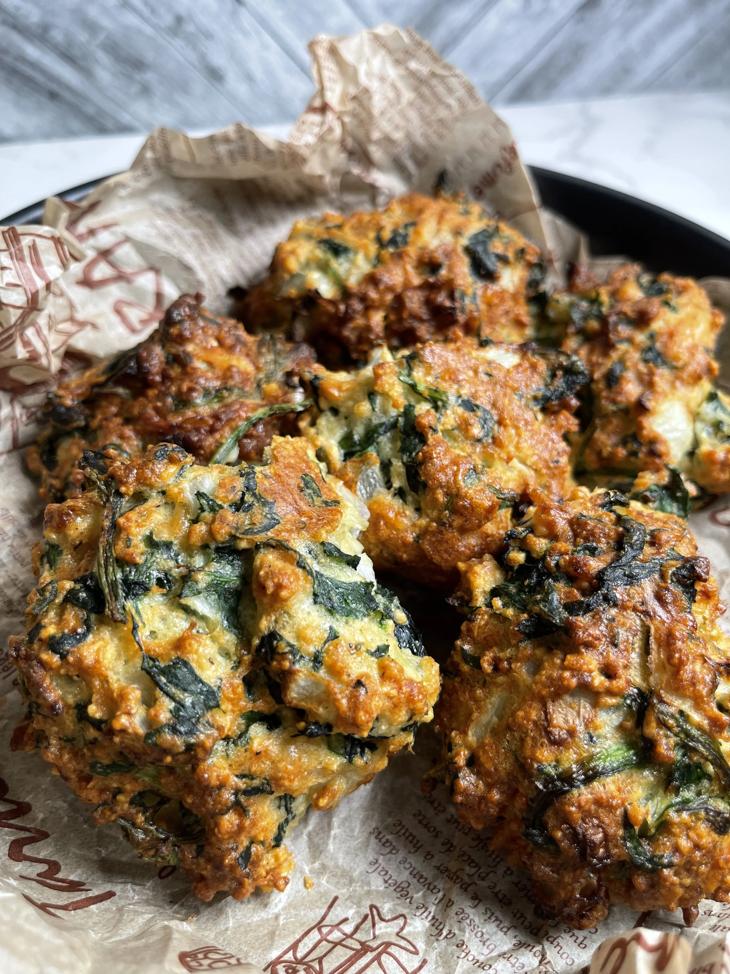 Crispy Baked Spinach Bites (Cheesy, Savory & So Easy)