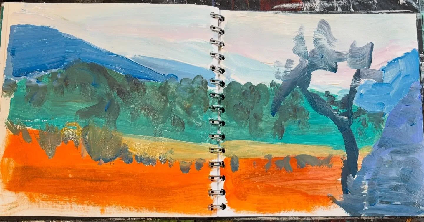 Day 29 of the #dothe100dayproject2026 

Looking out the window - picking lights and darks.

#colourvalues 
#abstractart 
#natureinspired