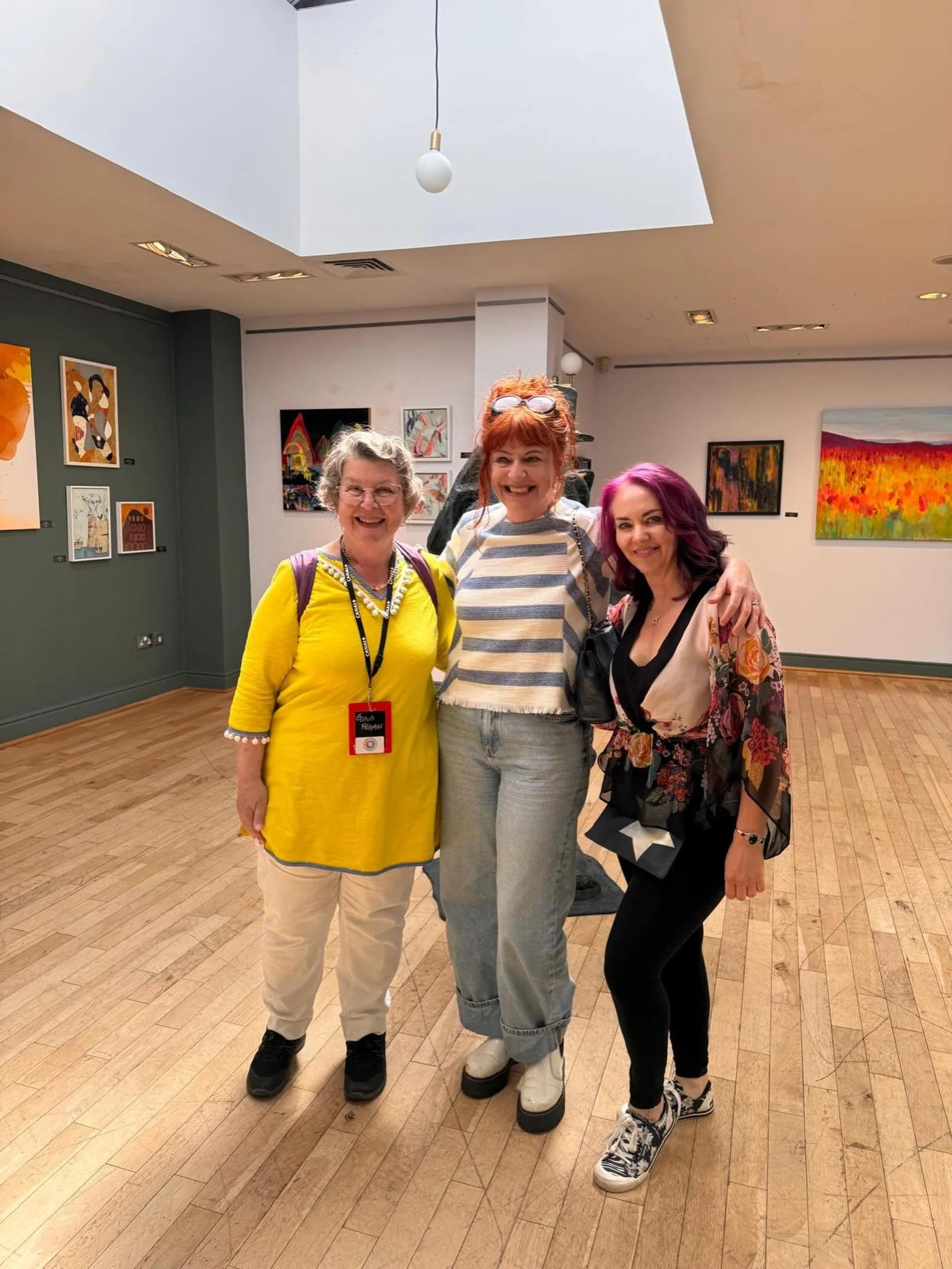 So exciting to have Ciara Hambly @hamblyandhambly open our exhibition in @greenacres_gallery in glorious #wexford - what a sunshiny day!!!! 
Thanks to the Creative Visionary Program for bringing us all together.

@theirishpalette 
#creativevisionaryp
