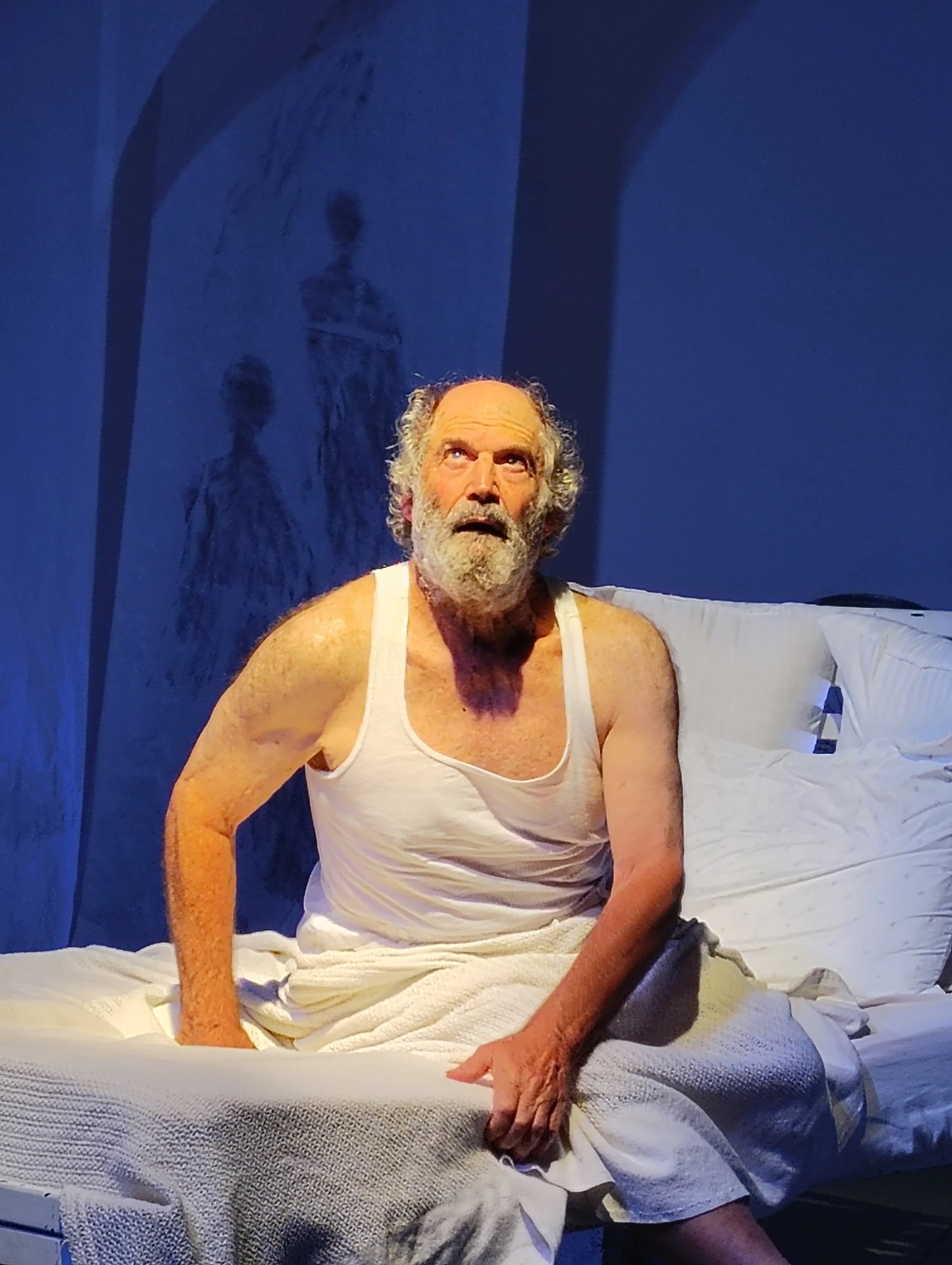 WHALERS' TRIPTYCH III:  AHAB'S FABLE 
by Catt Filippov 
Community Arts Workshop 
Aug. 2025