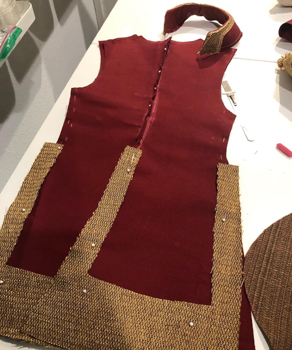 Back coat pieces