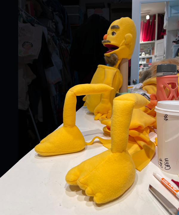 "Colin" Puppet. Progress.