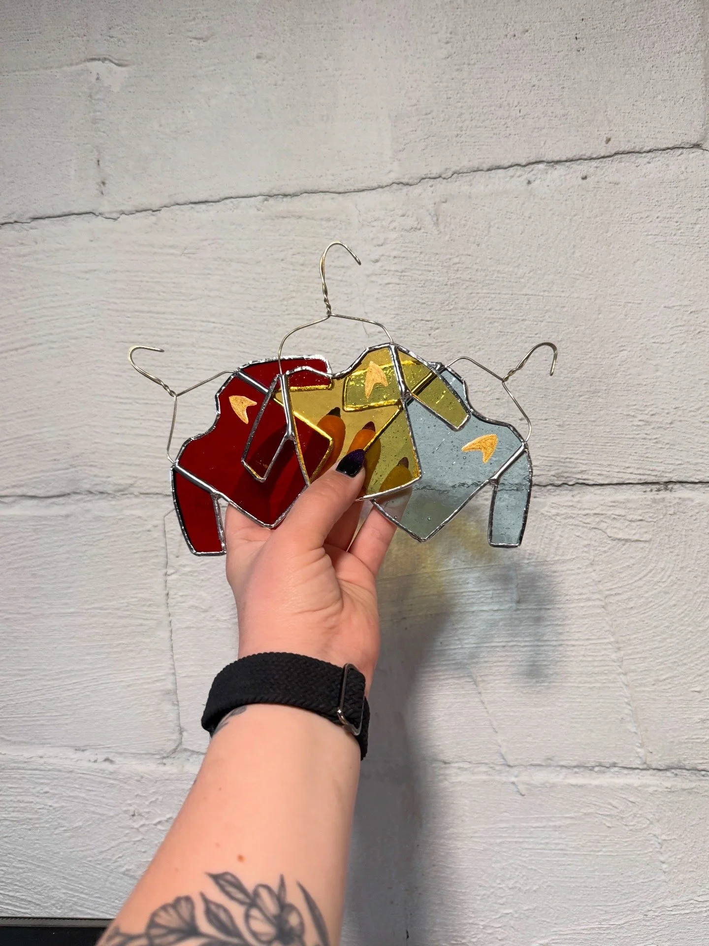 Starfleet Sweaters - Stained Glass Suncatchers Inspired by Star Trek
