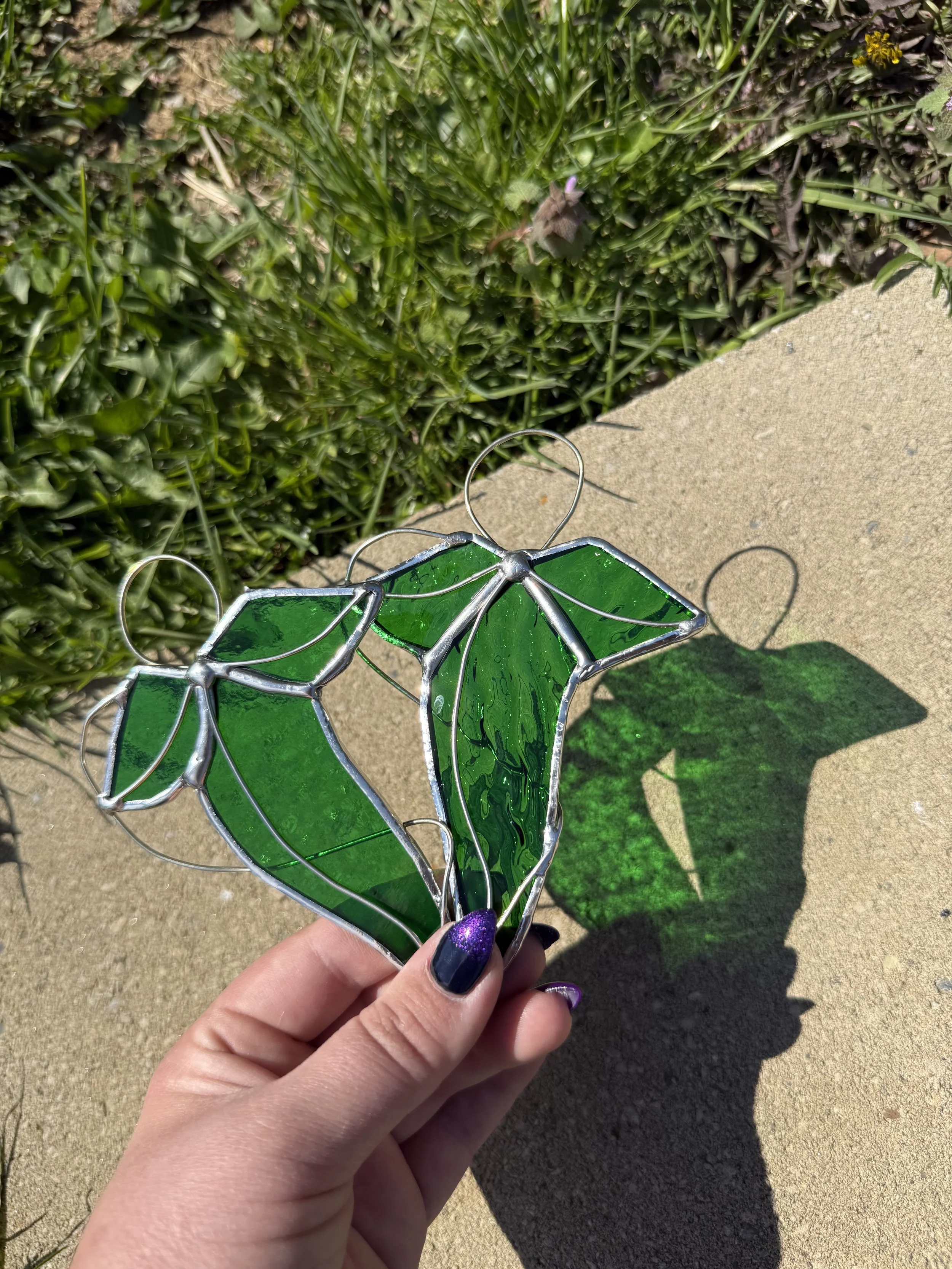 Hobbit Leaf, Lord of the Rings Inspired Glass