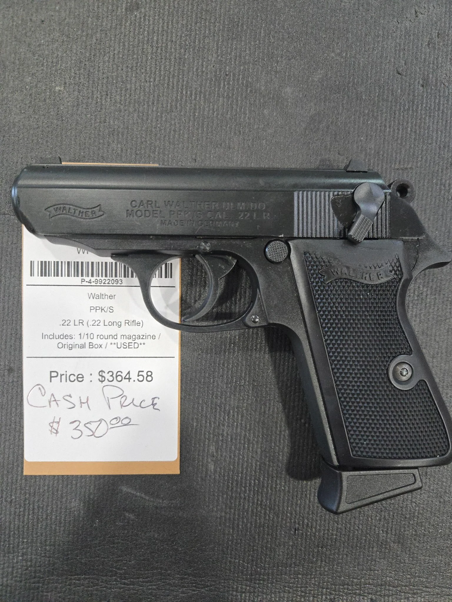 Walther PPK/S .22 LR (used)