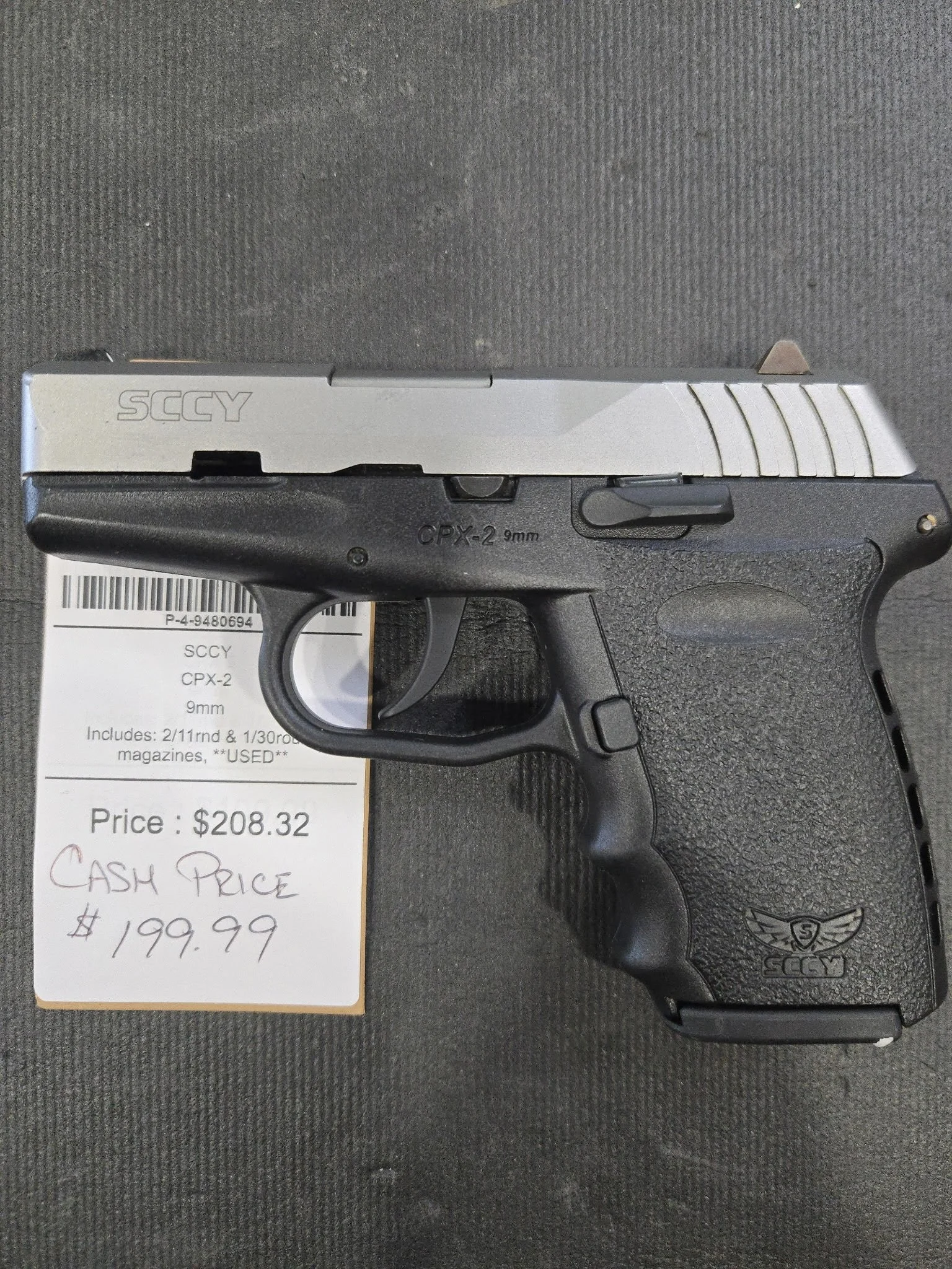 SCCY CPX-2 9 mm (used)
