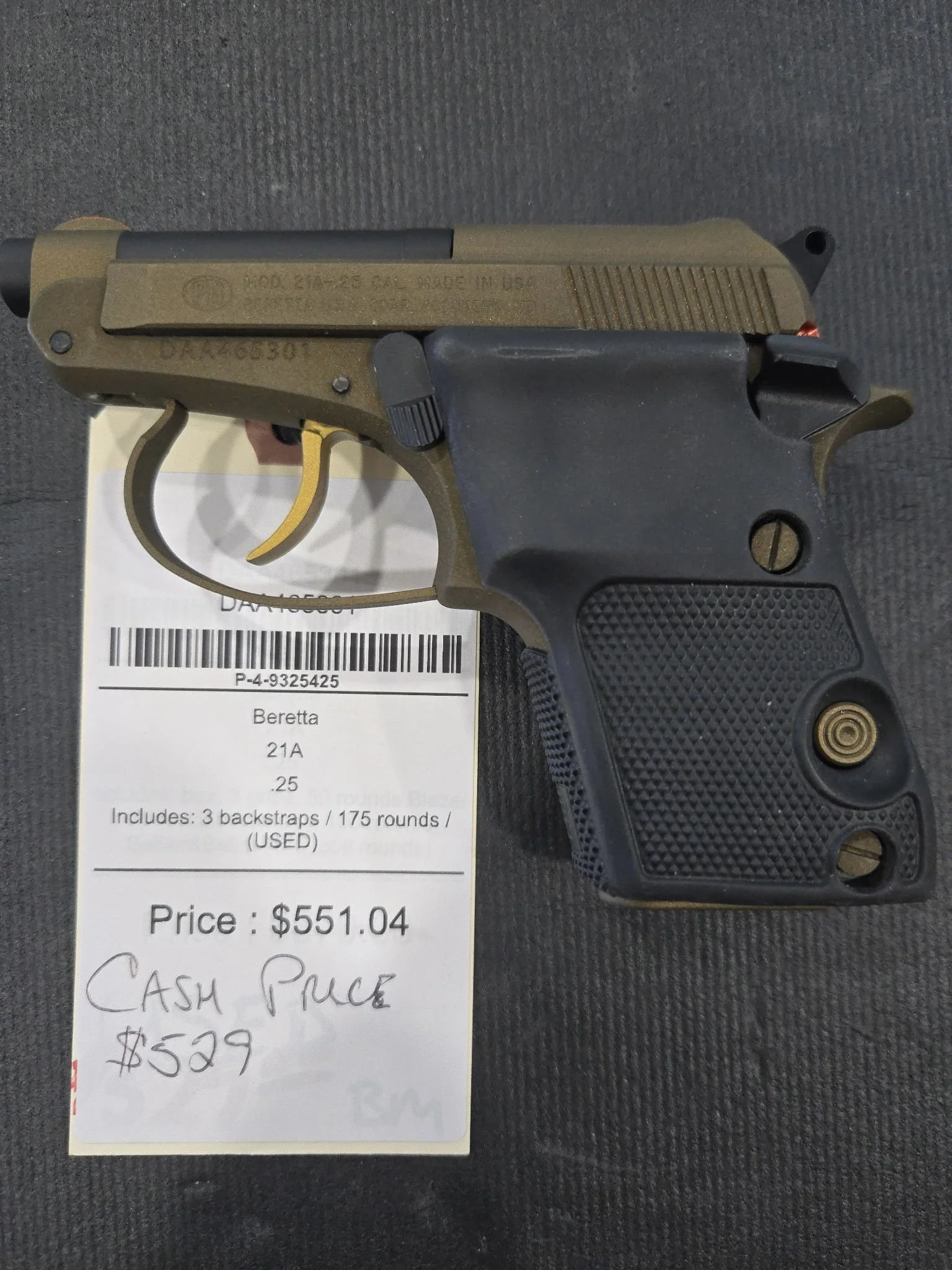 Beretta 21A .25 (used)