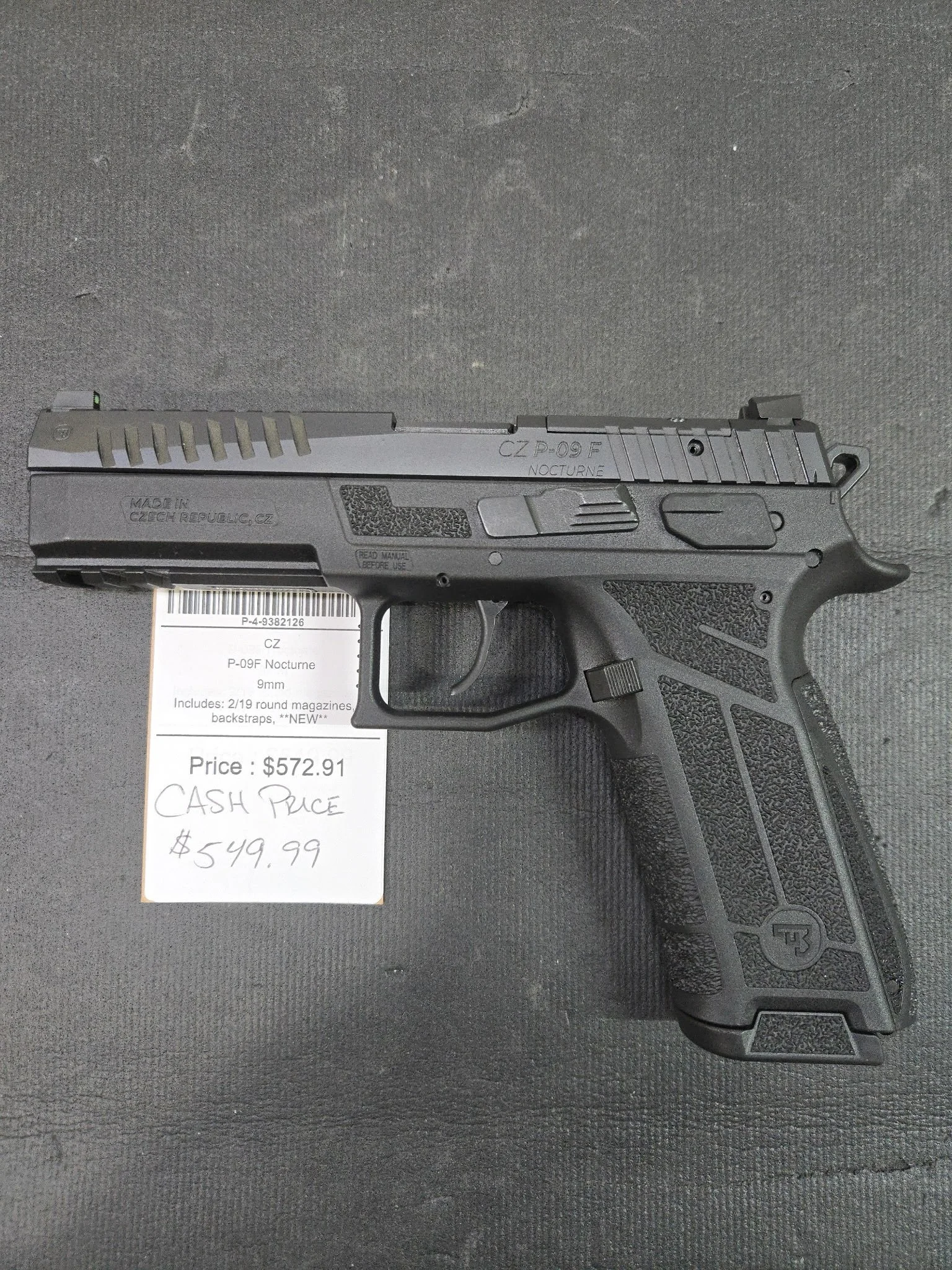 CZ p09F Nocturne 9mm (new)