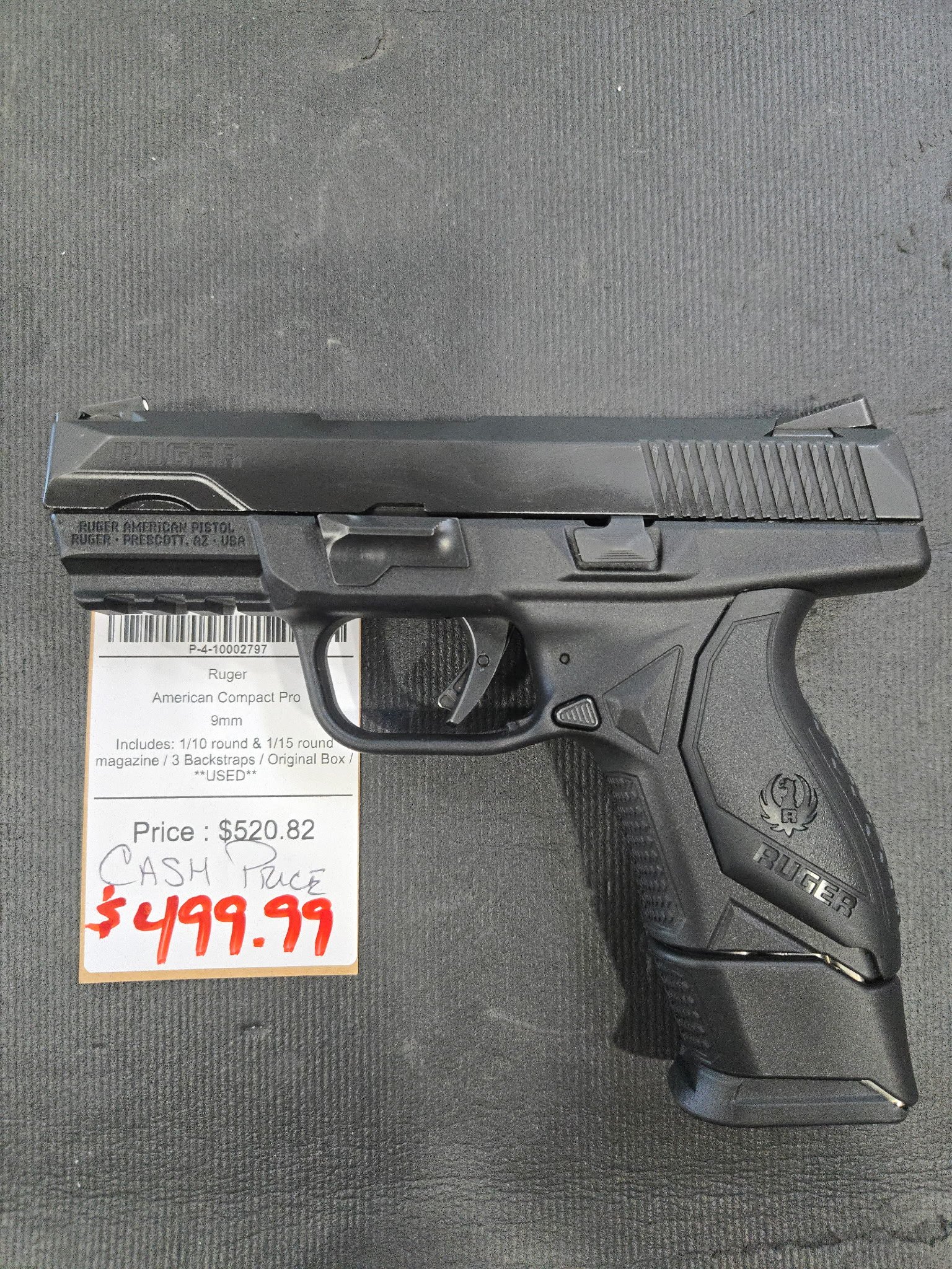 Ruger American Compact Pro 9mm (used)