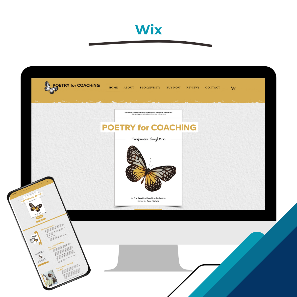 Poetry For Coaching Wix Website