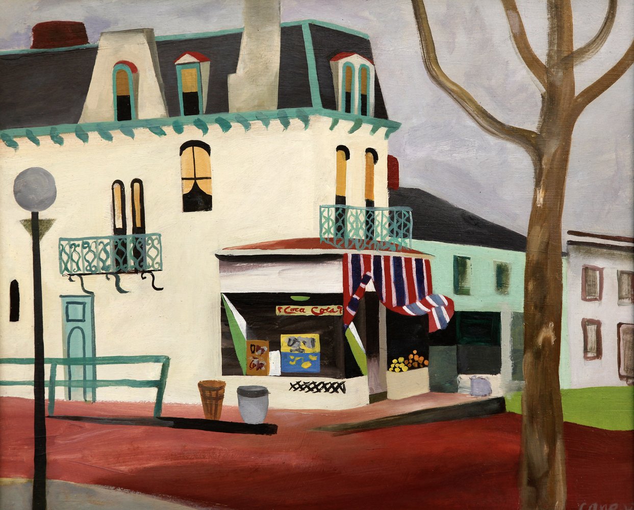 Stonybrook, 1947, Oil on board, 18 x 22  inches
