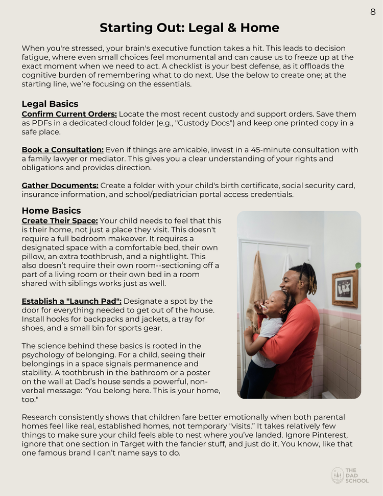 Starting Out Legal and Home